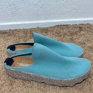 Asportuguesas eco friendly footwear 38 slip on blue come sneaker mule clog
